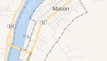 Mason, West Virginia map