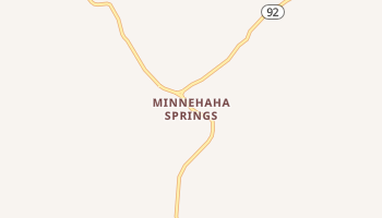 Minnehaha Springs, West Virginia map