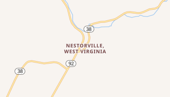 Nestorville, West Virginia map