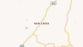 New Creek, West Virginia map