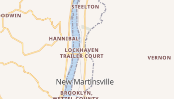 New Martinsville, West Virginia map