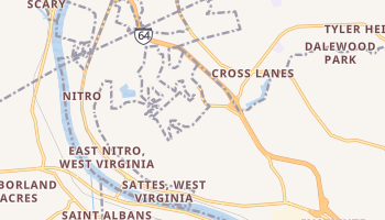 Nitro, West Virginia map