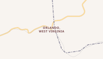 Orlando, West Virginia map