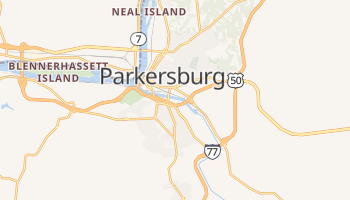 Parkersburg, West Virginia map