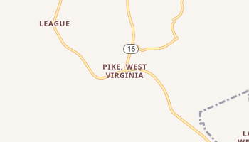 Pike, West Virginia map