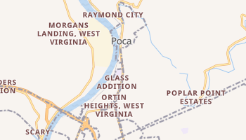 Poca, West Virginia map
