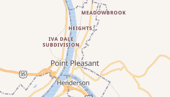 Point Pleasant, West Virginia map