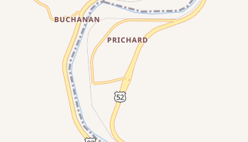 Prichard, West Virginia map