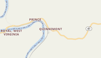 Quinnimont, West Virginia map