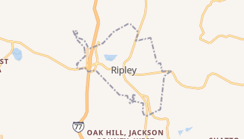 Ripley, West Virginia map