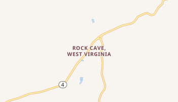 Rock Cave, West Virginia map