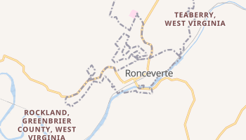 Ronceverte, West Virginia map