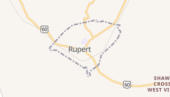 Rupert, West Virginia map