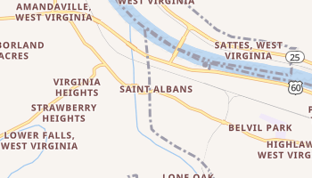 Saint Albans, West Virginia map