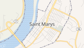 Saint Marys, West Virginia map