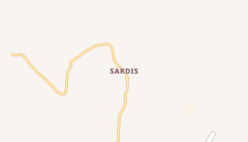 Sardis, West Virginia map