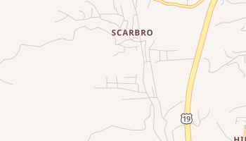 Scarbro, West Virginia map