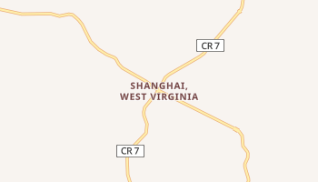 Shanghai, West Virginia map