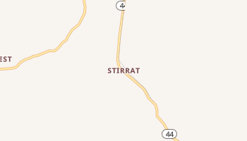 Stirrat, West Virginia map