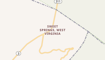 Sweet Springs, West Virginia map