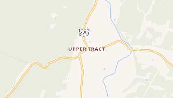 Upper Tract, West Virginia map
