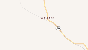 Wallace, West Virginia map
