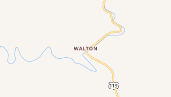 Walton, West Virginia map