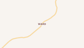 Ward, West Virginia map