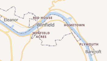 Winfield, West Virginia map