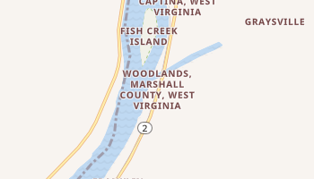 Woodlands, West Virginia map