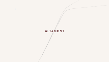 Altamont, Wyoming map