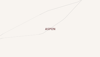 Aspen, Wyoming map