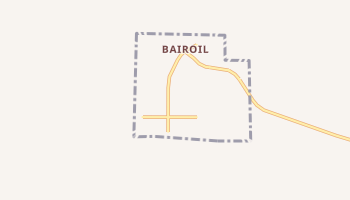 Bairoil, Wyoming map