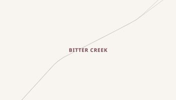 Bitter Creek, Wyoming map