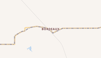 Bordeaux, Wyoming map