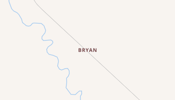 Bryan, Wyoming map