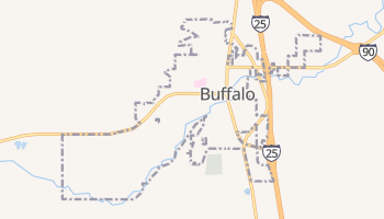 Buffalo, Wyoming map