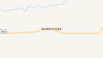 Burntfork, Wyoming map