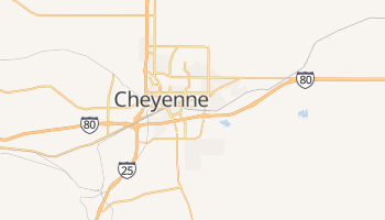 Cheyenne, Wyoming map