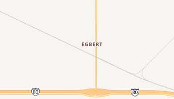 Egbert, Wyoming map