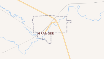 Granger, Wyoming map