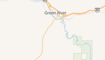 Green River, Wyoming map