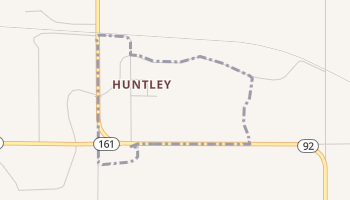 Huntley, Wyoming map