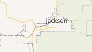 Jackson, Wyoming map
