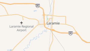 Laramie, Wyoming map