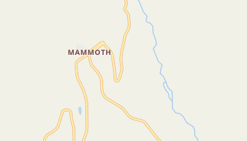 Mammoth, Wyoming map