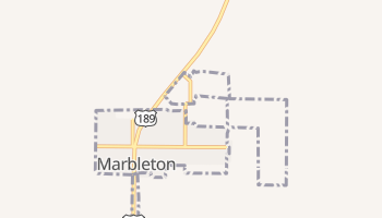 Marbleton, Wyoming map