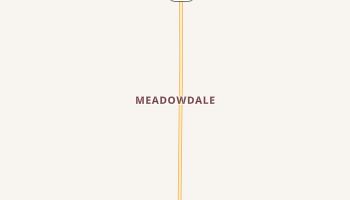 Meadowdale, Wyoming map