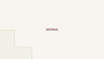 Merna, Wyoming map