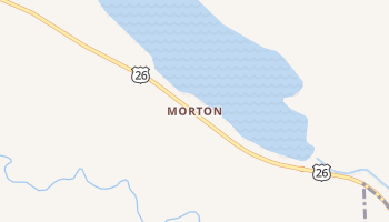 Morton, Wyoming map